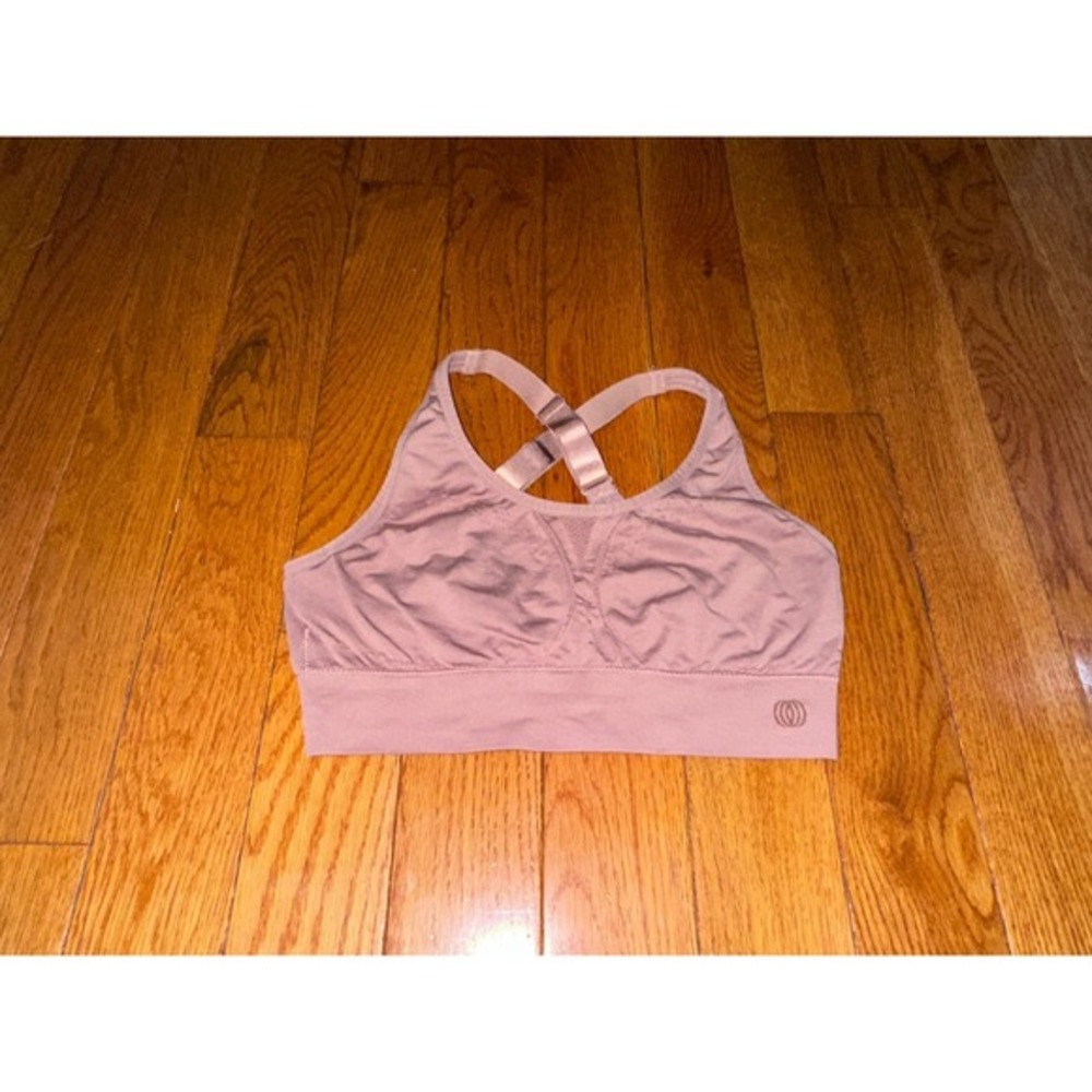 Core 360 Seamless Light Support Cross Back Sports Bra‎ Mauve Size S